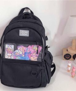 Japanese Aesthetic Backpack Plus Stickers - Harajuku