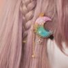 Lolita Moon Hair Clip - Harajuku