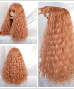 Long Wig With Bangs Wavy Hair - Harajuku