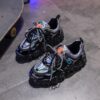 Massive Platform Holographic Sneakers - Harajuku