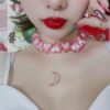 Necklace Crystal Hearts Kawaii Love - Harajuku