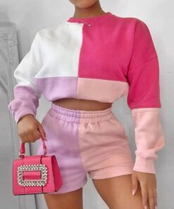 Pink Soft Pullover Geometry 20s - Harajuku