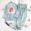 Silk Pajamas Print Unicorn - Harajuku