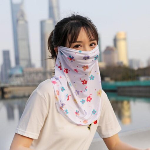 Sunscreen Face Mask Neck Protection Breathable - Harajuku