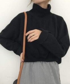 Sweater Turtleneck Comfort - Harajuku