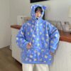 Sweatshirt Cardigan Jacket Cute Bears - Harajuku