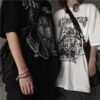 T-shirt Animation Gothic Punk Style - Harajuku